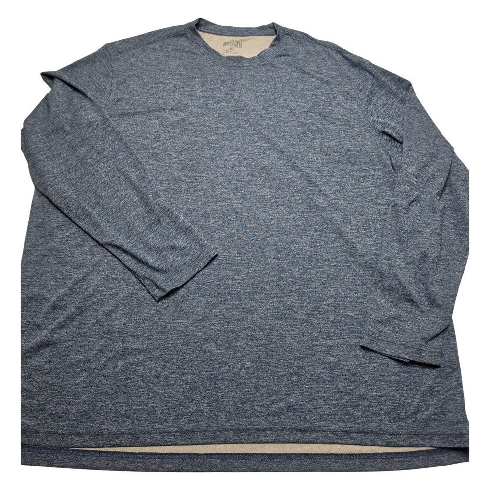 Duluth Trading Co Blue Pullover‎ Long Sleeve Shirt Men s 2XL